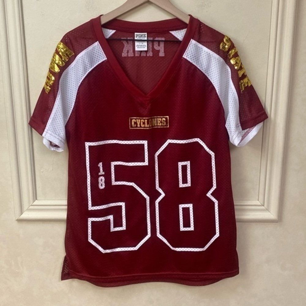 Pink by Victoria’s Secret Iowa State Cyclones Bling Jersey Large